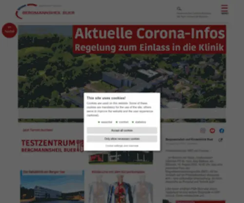 KK-Gelsenkirchen.de(Krankenhaus Bergmannsheil Gelsenkirchen Buer) Screenshot