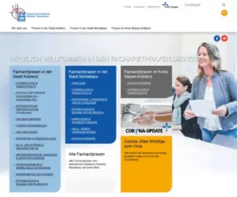 KK-MVZ.de(Facharztpraxen des Katholischen Klinikum Koblenz) Screenshot