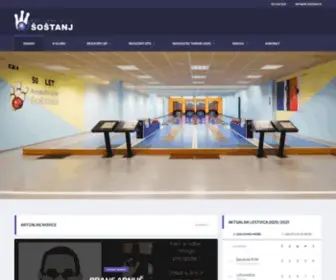 KK-Sostanj.si(Kegljaški klub Šoštanj) Screenshot