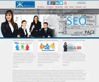 KK-Webservices.com(SEO Company Panchkula India) Screenshot