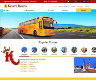 KKaveribus.com(K Kaveri Travels) Screenshot