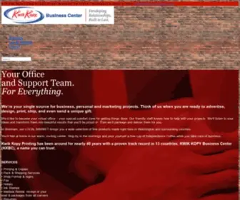 KKBCbrenham.com(Kwik Kopy Business Center) Screenshot