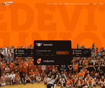 KKcedevita.hr(KK Cedevita) Screenshot