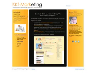 KKF-Marketing.biz(Web developer with marketing) Screenshot