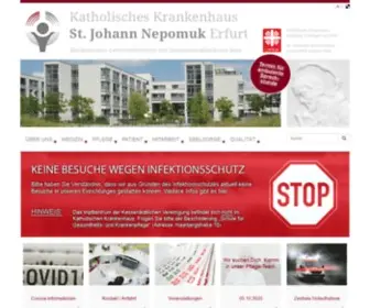 KKH-Erfurt.de(Katholisches Krankenhaus St. Nepomuk Erfurt) Screenshot