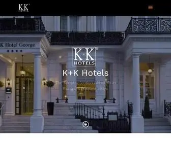 KKhotels.com(K+K Hotels) Screenshot