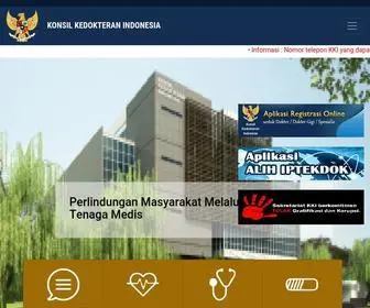 KKI.go.id(Konsil Kedokteran Indonesia) Screenshot