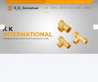 KKinternational.co.in(Precision Brass Components) Screenshot