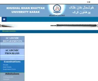 KKKuk.edu.pk(پخیر راغلے) Screenshot