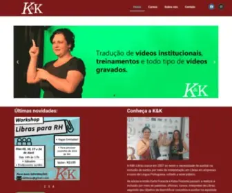 KKlibras.com.br(K&K Libras) Screenshot