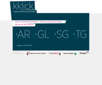 KKlick.ch(Kulturvermittlung Ostschweiz) Screenshot