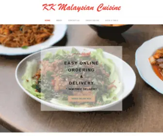 KKmalaysia.co.nz(KK Malaysian Cuisine) Screenshot