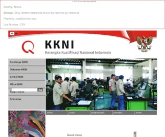 KKni-Kemenristekdikti.org(KKni Kemenristekdikti) Screenshot