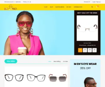 KKopticians.com(KK Opticians) Screenshot