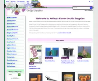 KKorchid.com(Kelley's Korner Orchid Supplies) Screenshot