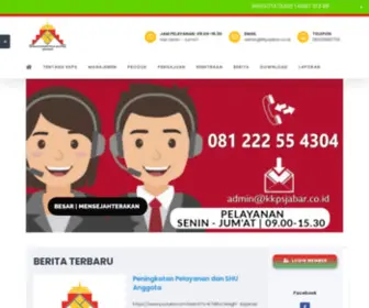 KKPsjabar.co.id(Besar Mensejahterakan) Screenshot