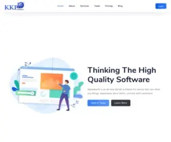 KKpwebsoft.co.in(Web Development Company) Screenshot