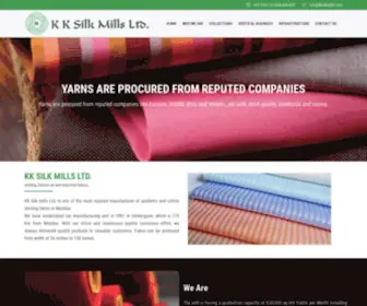 KKsilkmills.com(KK Silk Mills) Screenshot