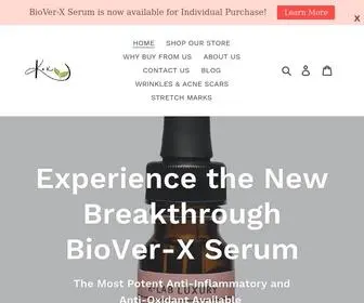 KKskinproducts.com(K&K Skin Products) Screenshot