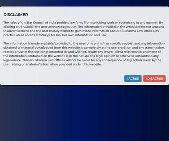 KKslawoffices.com(KK Sharma Law Offices) Screenshot