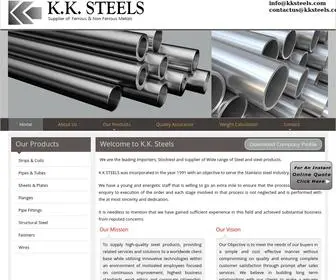 KKsteels.com(K.K. Steels) Screenshot