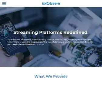 KKStream.com(Driven Video Streaming Solution) Screenshot