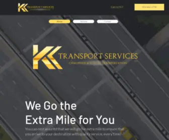 KKtransportservice.com(K&K Transport Services offer transportation services that include) Screenshot