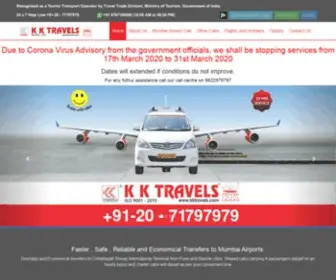 KKtravels.com(KK TRAVELS) Screenshot