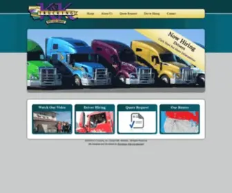 KKtruckingmt.com(K & K Trucking) Screenshot