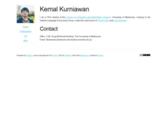 KKurniawan.com(Kemal Kurniawan) Screenshot