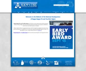 KKYTBS.org(National Headquarters of Kappa Kappa Psi & Tau Beta Sigma) Screenshot