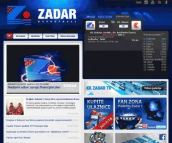 KKzadar.net(KK Zadar) Screenshot