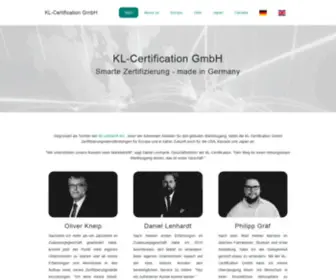 KL-Certification.de(KL-Certification GmbH) Screenshot