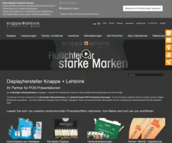KL-Promotion.de(Displayhersteller Knappe) Screenshot