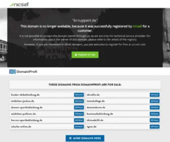KL-Ruppert.de(This domain has been registered for a customer by nicsell) Screenshot