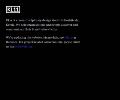 KL11.in(Cross-disciplinary design studio) Screenshot