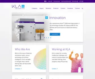 Kla-Tencor.com(Leaders in Process Control & Yield Management) Screenshot
