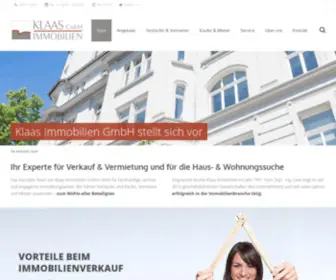 Klaasimmobilien.de(Immobilienmakler Strausberg) Screenshot