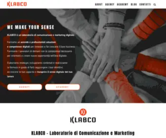 KlABCO.co(Laboratorio di Comunicazione e Marketing) Screenshot