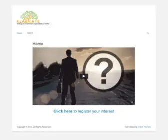Klabrate.net(Making environmental responsibility a reality) Screenshot