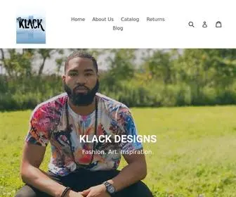 Klackdesigns.com(Klack Designs) Screenshot