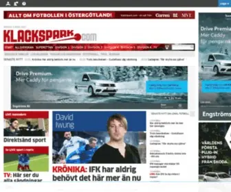 Klackspark.com(Start) Screenshot