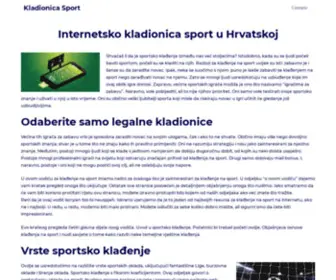 Kladionicasport.com(Kladionica Sport) Screenshot