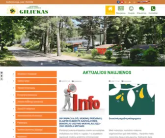 Klaipedosgiliukas.lt(Klaipėdos lopšelis) Screenshot