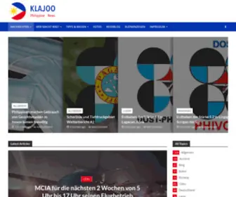 Klajoo.com(Philippine News) Screenshot