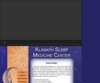 Klamathsleepmedicinecenter.com(Klamath Sleep Medicine Center) Screenshot