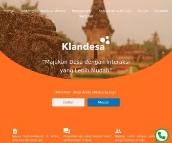 Klandesa.com(Komunitas Online Desa) Screenshot