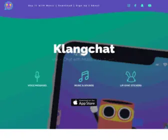 Klangchat.com(Voice and Music Chat) Screenshot