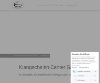 Klangschalen-Center-GMBH.de(Klangschalen-Center GmbH) Screenshot