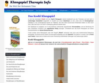 Klangspiel-Therapie.info(Koshi Klangspiel) Screenshot